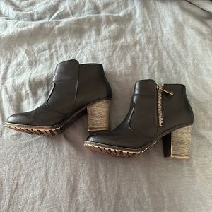 Super cute Black Booties! Size 8